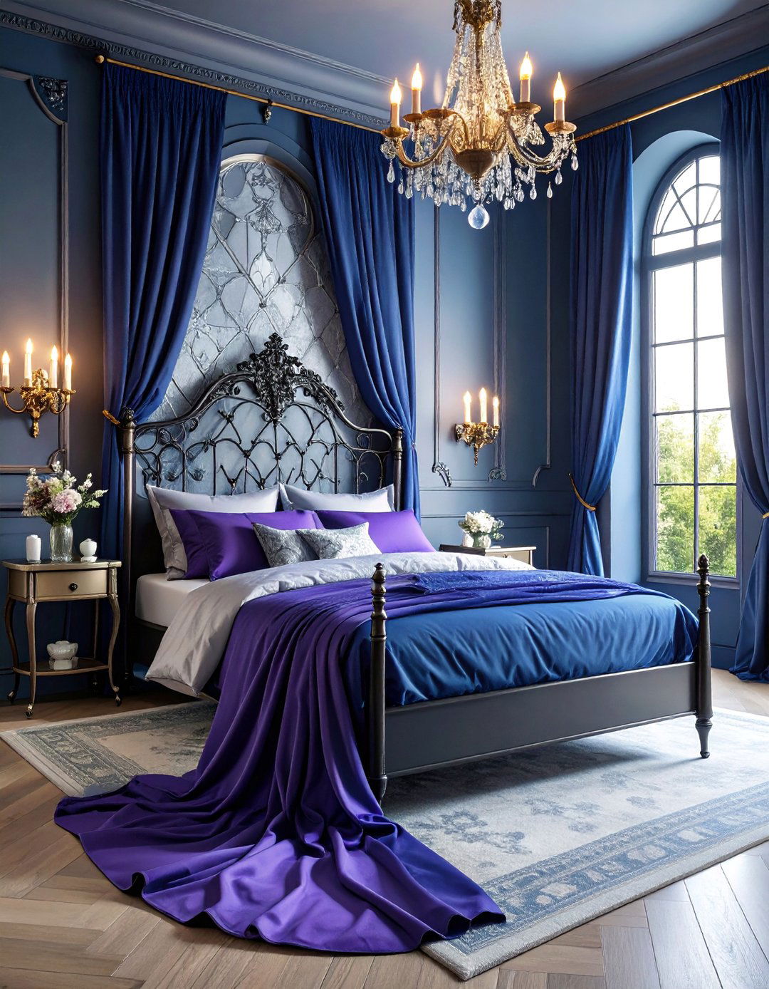 Victorian Gothic Bedroom with Dark Romance - 25 Victorian Bedroom Ideas