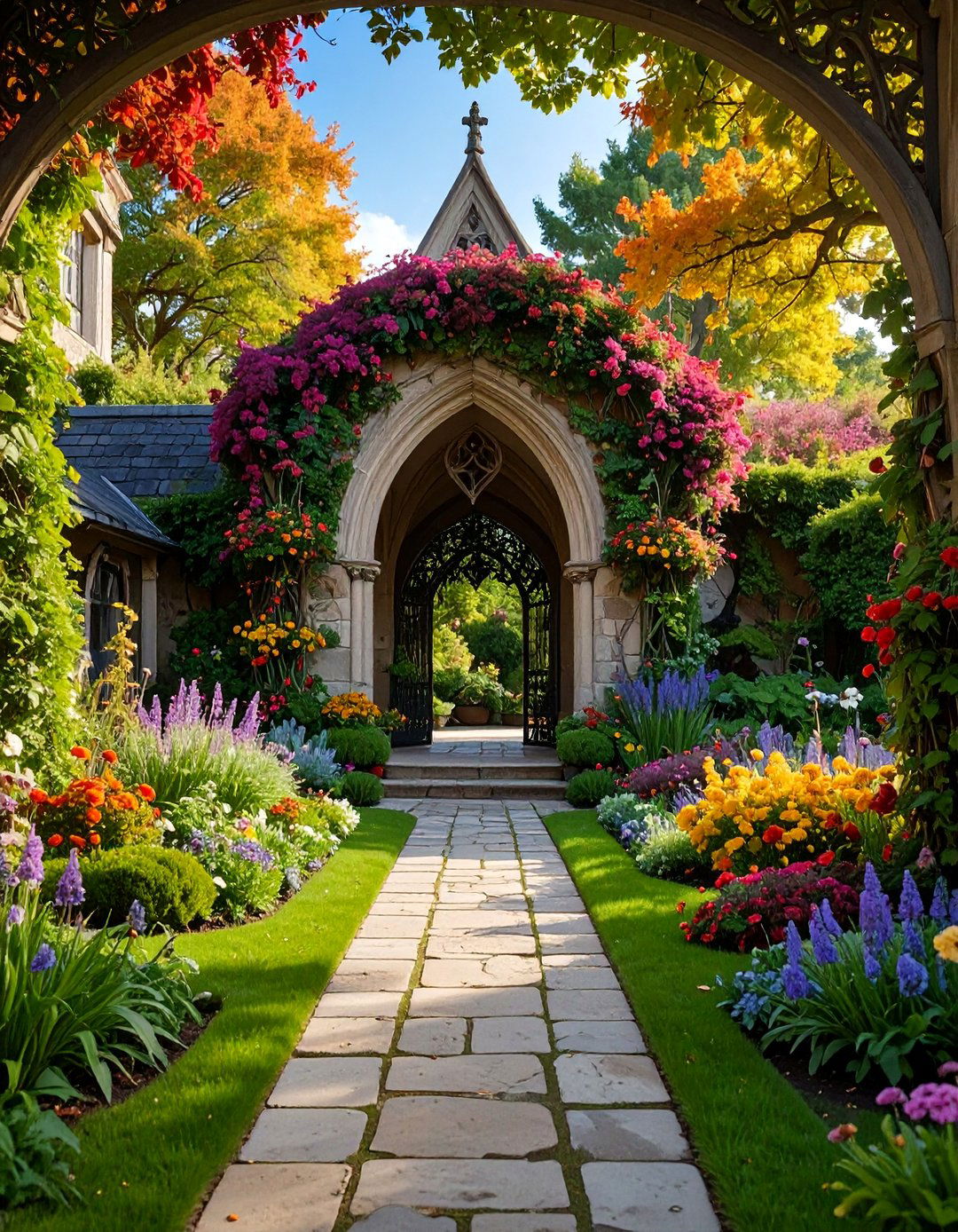 Victorian Gothic Revival Garden Design - 25 Victorian Front Garden Ideas