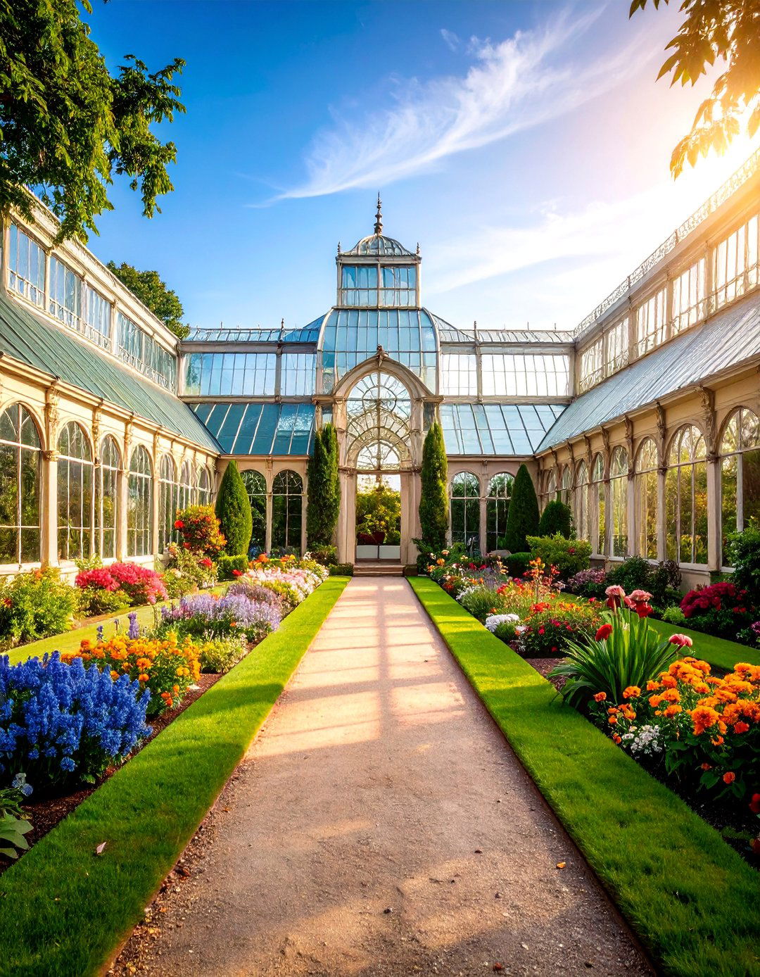 Victorian Greenhouse Court Garden - 25 Victorian Front Garden Ideas