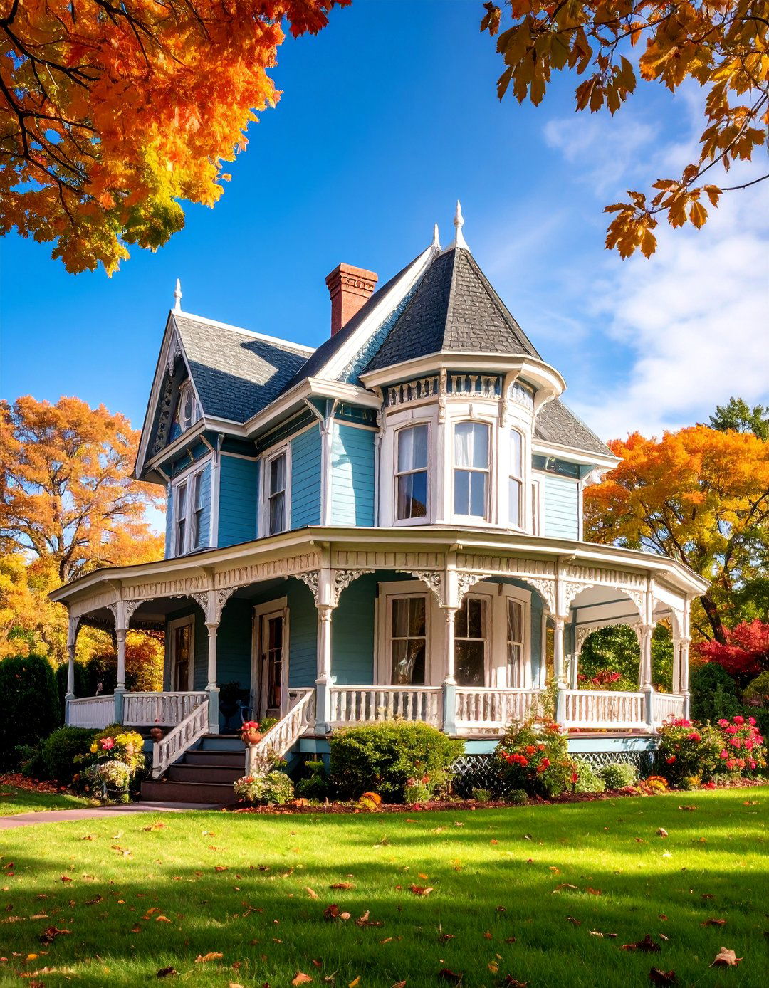 Victorian Guest House with Ornate Details - 25 Guest House Ideas