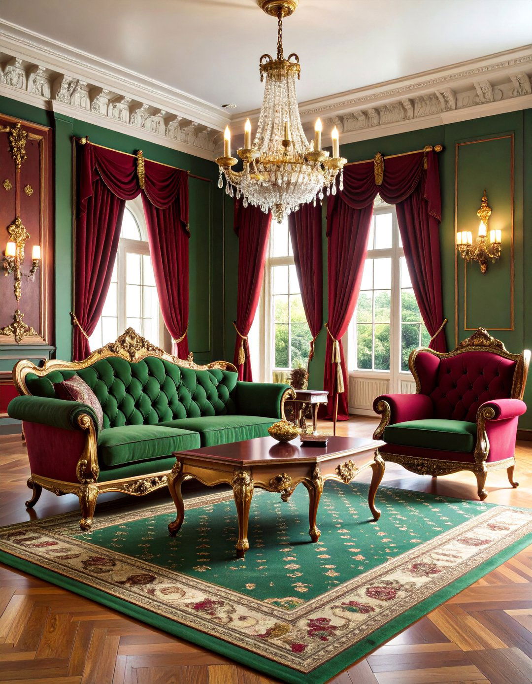 Victorian Inspired Dark Painted Furniture Collection - 25 Painted Furniture Ideas