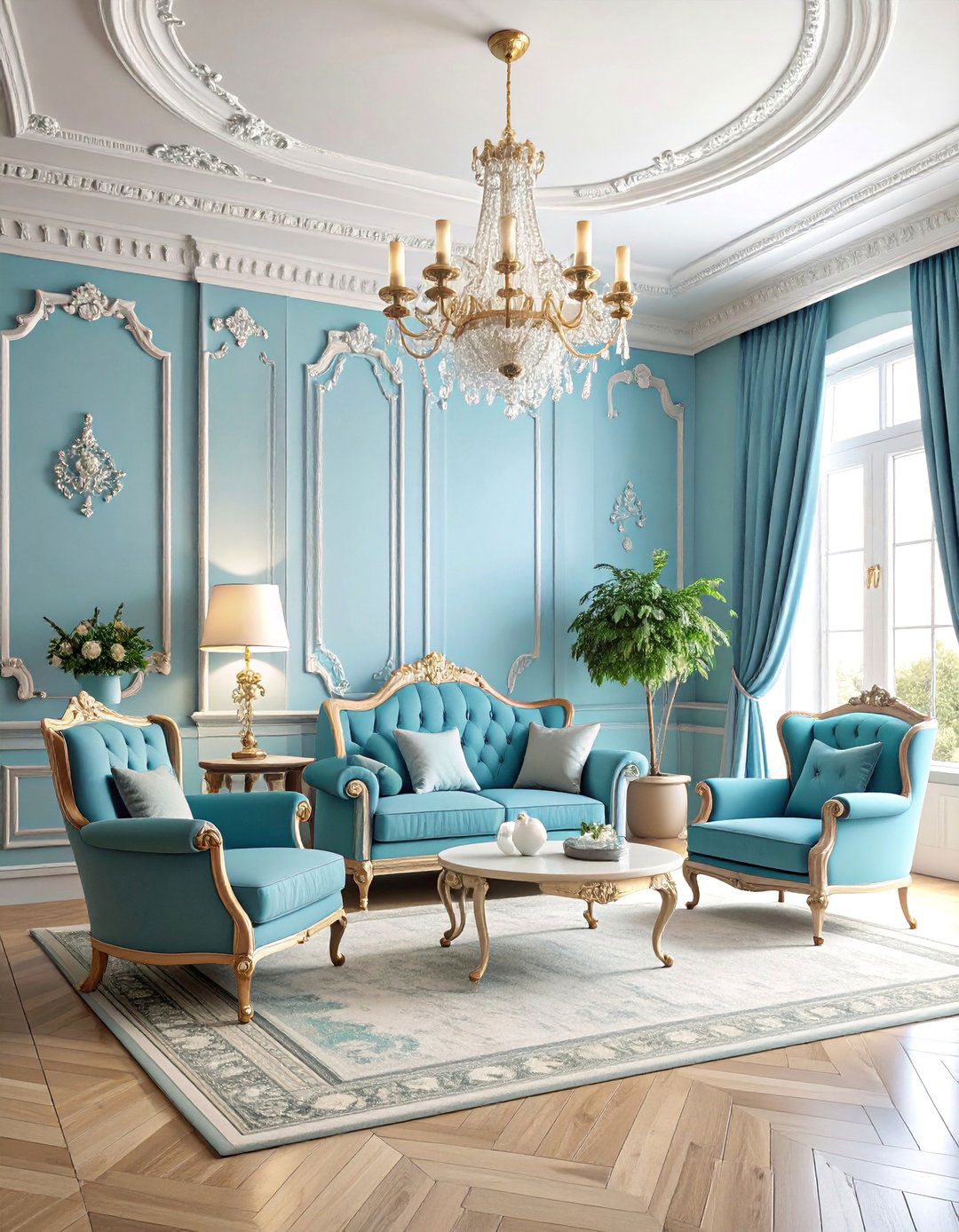 Victorian Inspired Ornate Molding - 25 Wall Trim Ideas