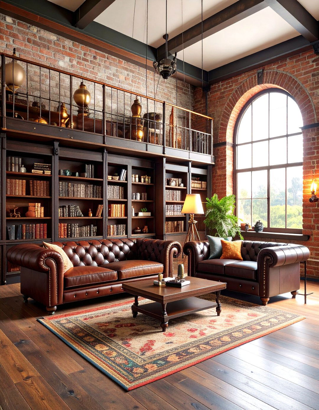 Victorian Inventors Laboratory Living Room - 25 Steampunk Interior Design Ideas