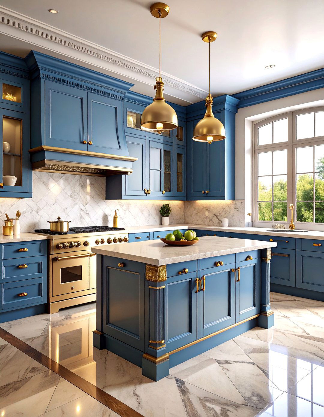 Victorian Kitchen with Professional Appliances - 25 Victorian Kitchen Ideas