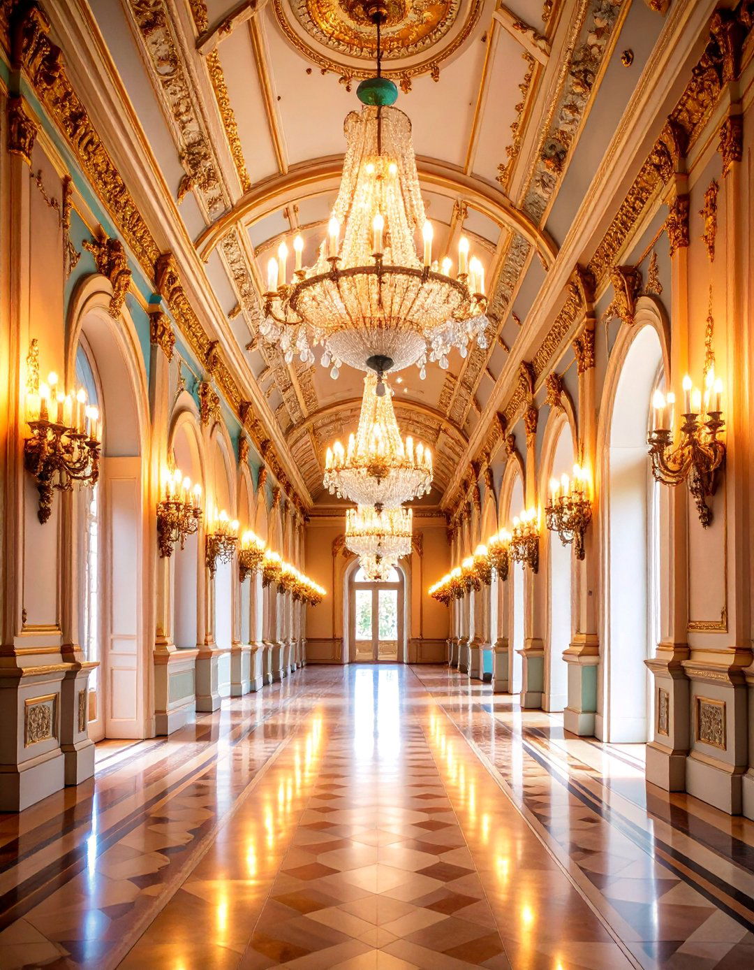 Victorian Ornate Crystal Collection - 25 Hallway Lighting Ideas
