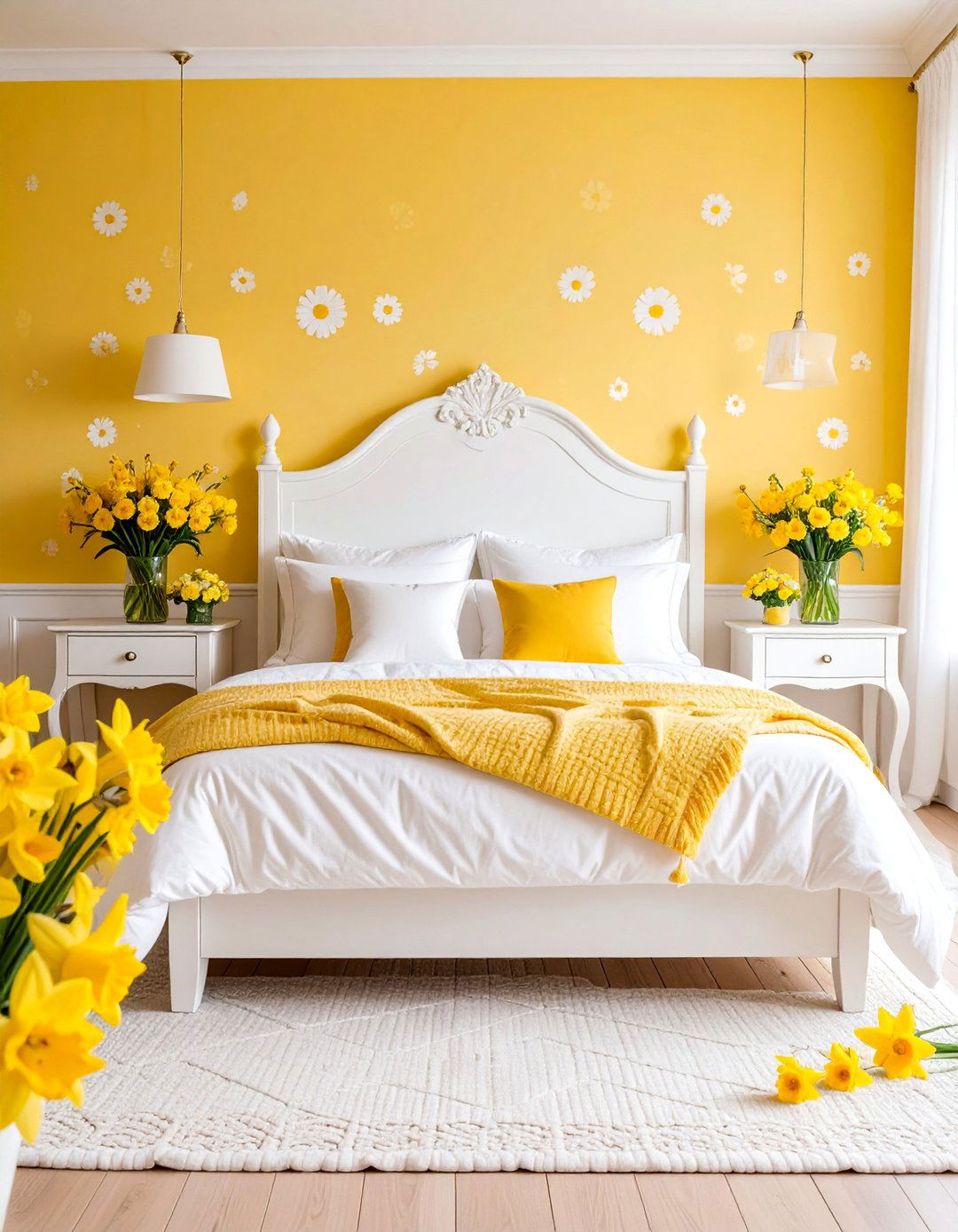 Victorian Pale Yellow Sunny Bedroom Theme - 25 Victorian Bedroom Ideas