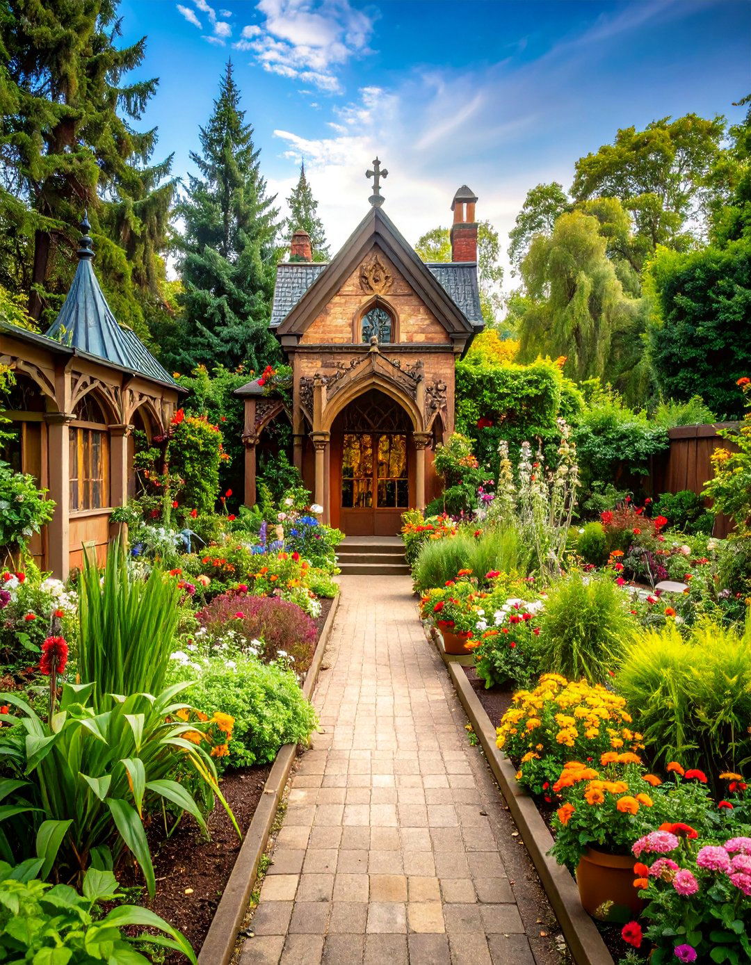 Victorian Poison Garden with Warning Labels - 25 Victorian Front Garden Ideas
