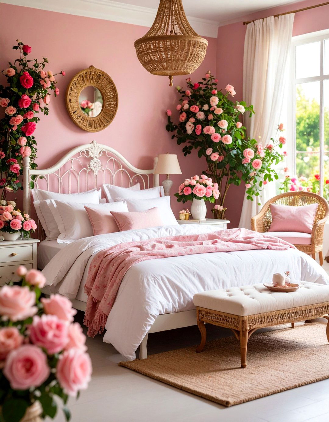 Victorian Rose Garden Bedroom Theme - 25 Victorian Bedroom Ideas
