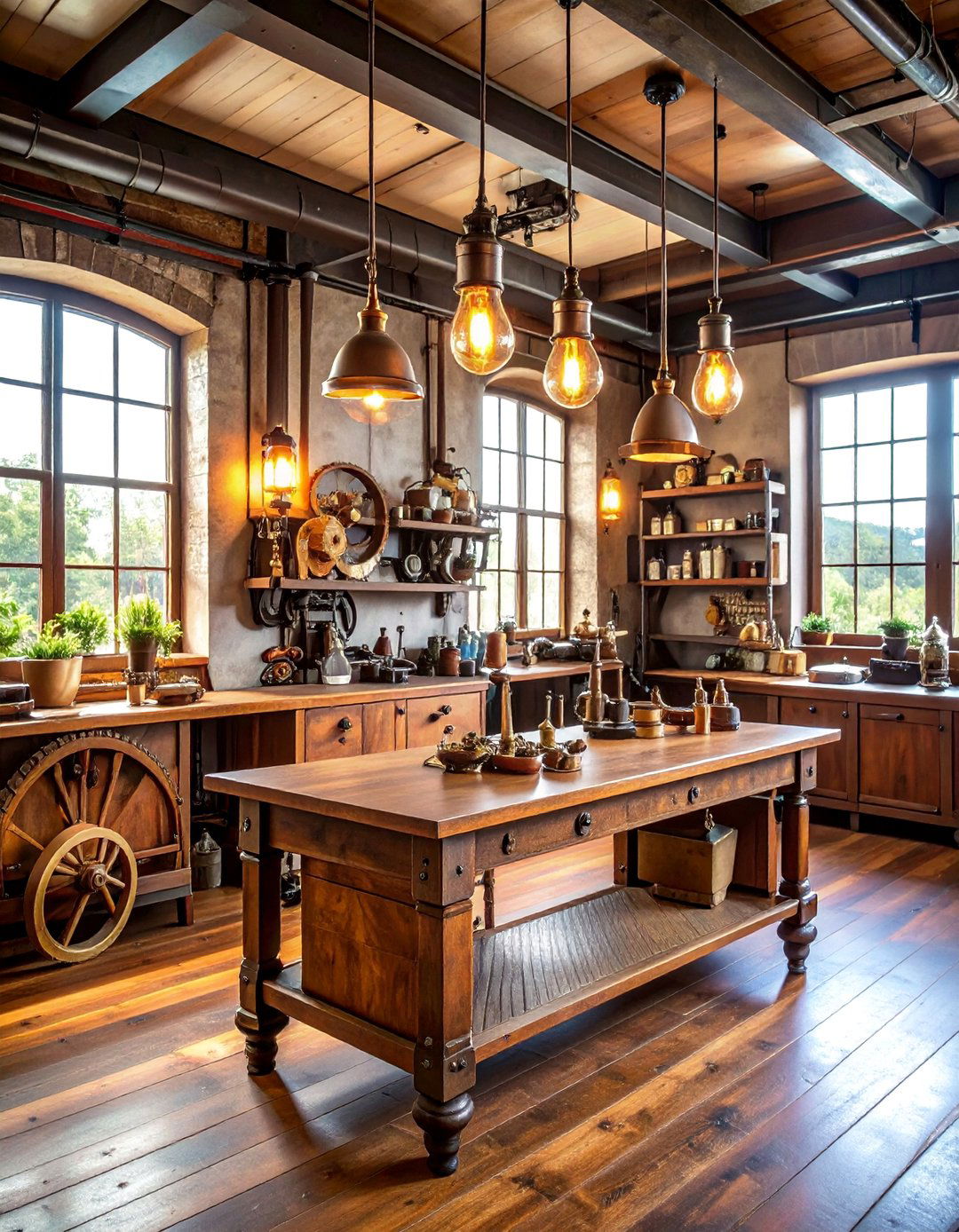 Victorian Steampunk Workshop - 25 Content Creator Room Ideas