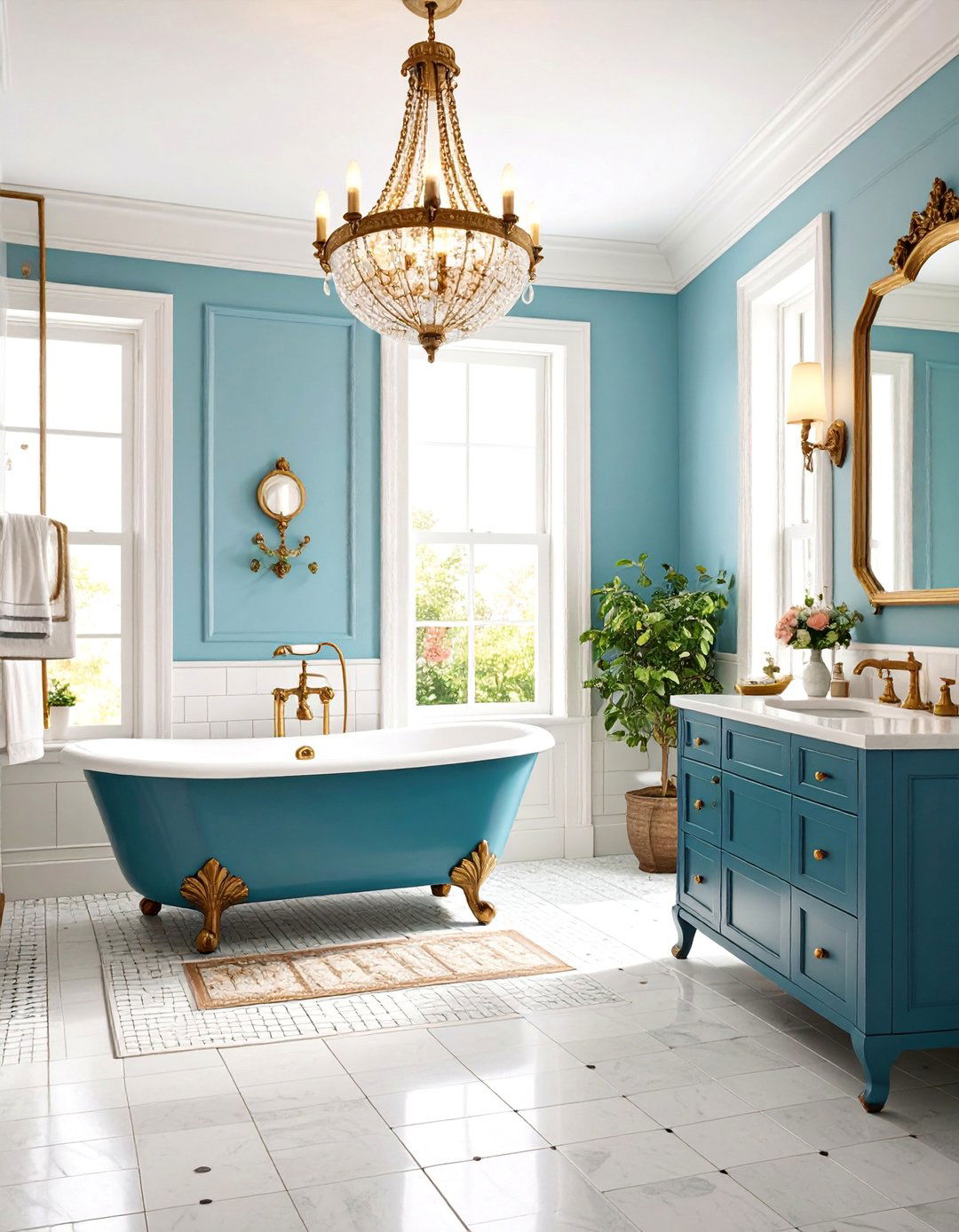 Victorian Traditional Wet Room with Period Features - 25 Wet Room Ideas