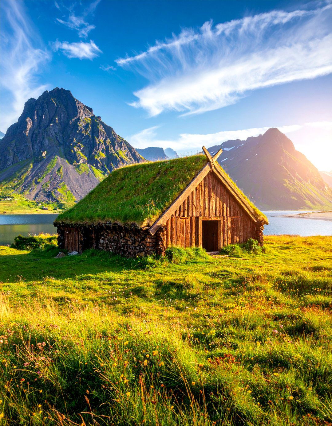 Viking Longhouse Earth Lodge Greenhouse - 25 Fantasy Greenhouse Ideas