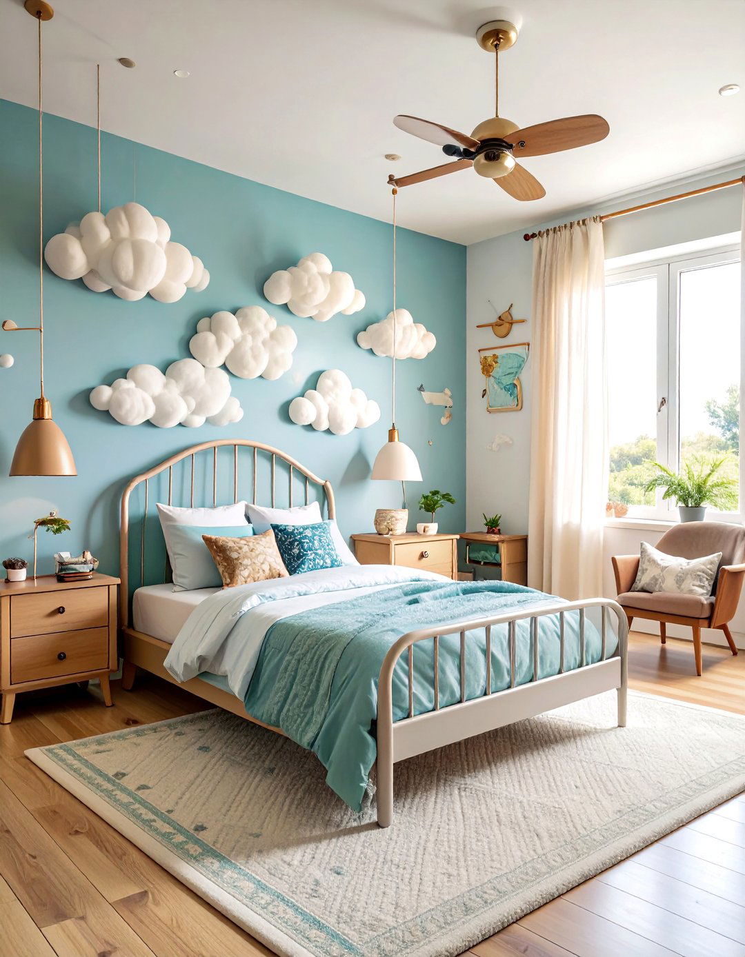 Vintage Airplane Aviation Kids Room - 25 Kids Room Ideas