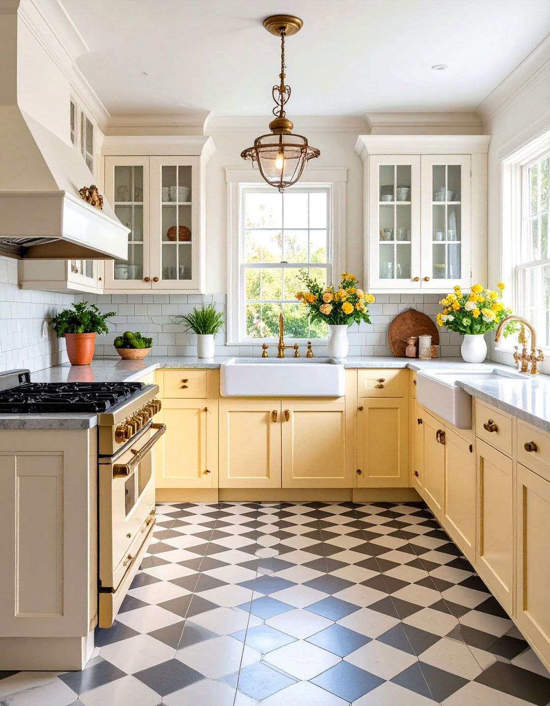 Vintage Appliance Showcase Kitchen - 25 Rustic White Kitchen Ideas