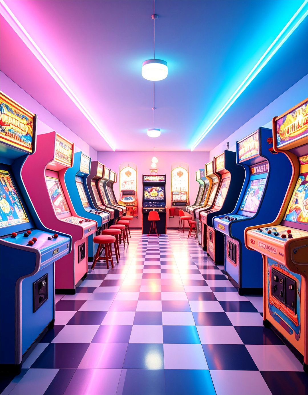 Vintage Arcade Game Room - 25 Teen Hangout Room Ideas