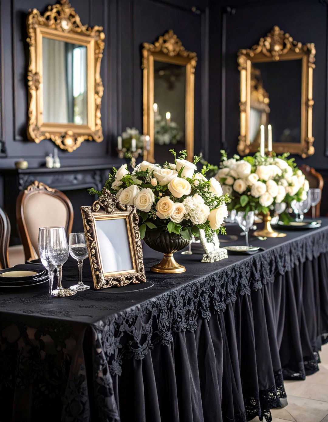 Vintage Black Wedding Style - 25 Black-Themed Wedding Ideas