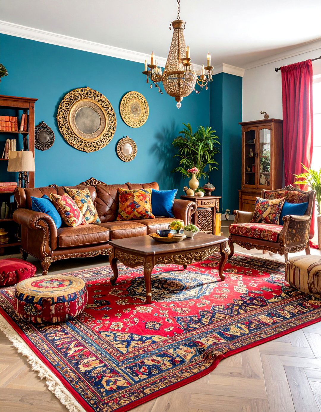 Vintage Bohemian Charm with Antique Finds - 25 Boho Living Room Ideas
