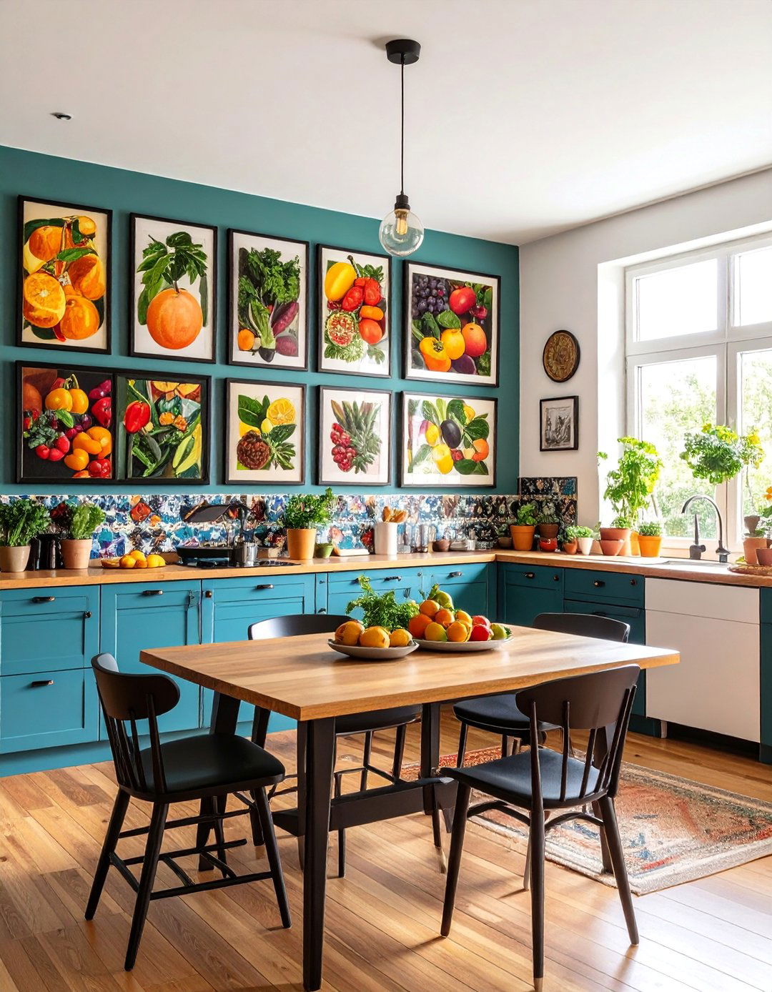 Vintage Botanical Kitchen Print Gallery - 25 Kitchen Wall Decor Ideas
