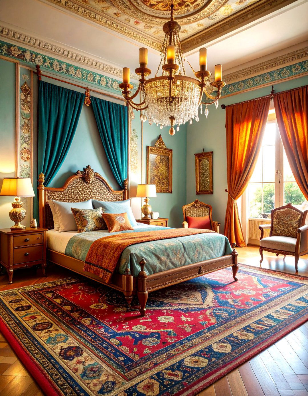 Vintage Boutique Hotel Room with Antique Furnishings - 25 Hotel Room Design Ideas