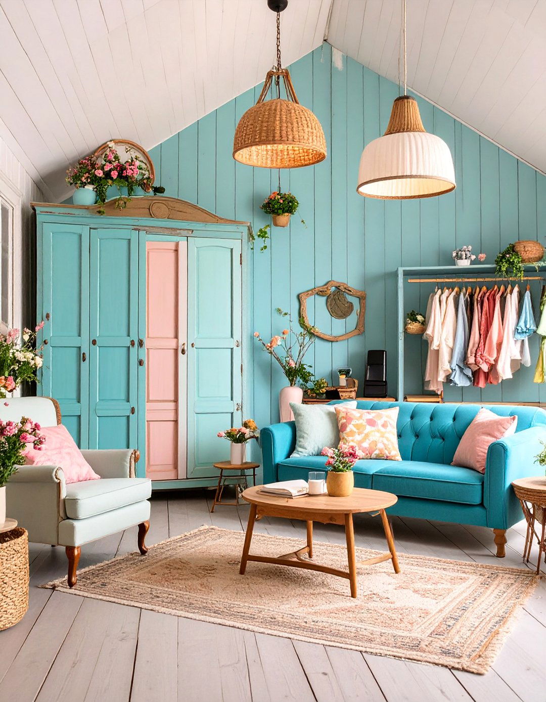 Vintage Boutique She Shed with Retail Display - 25 She Shed Interior Ideas