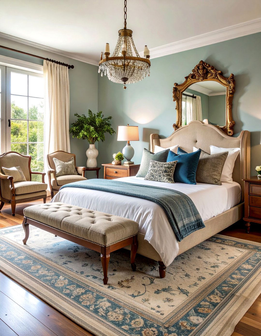 Vintage Chanel Bedroom with Tweed Accents - 25 Chanel Bedroom Ideas