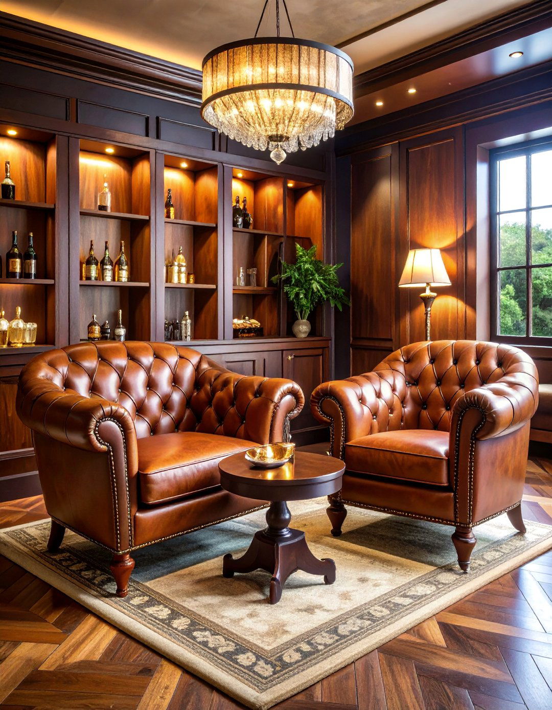 Vintage Cigar Bar Wedding Station - 25 Great Gatsby Wedding Ideas
