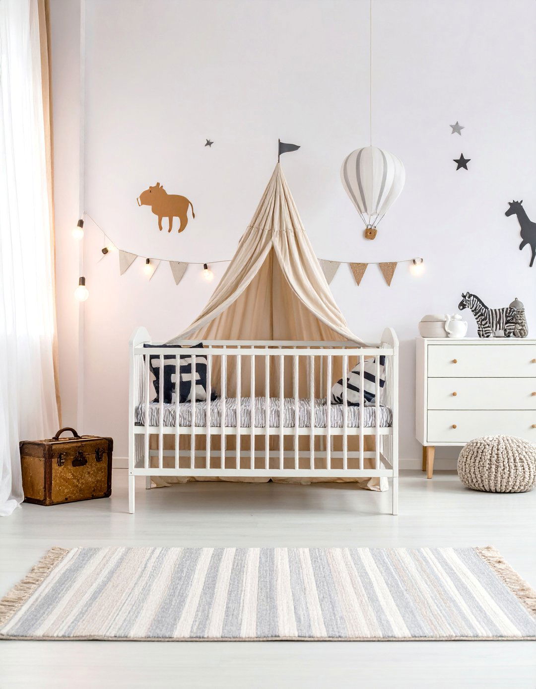 Vintage Circus Black and White Nursery - 25 Black and White Nursery Ideas