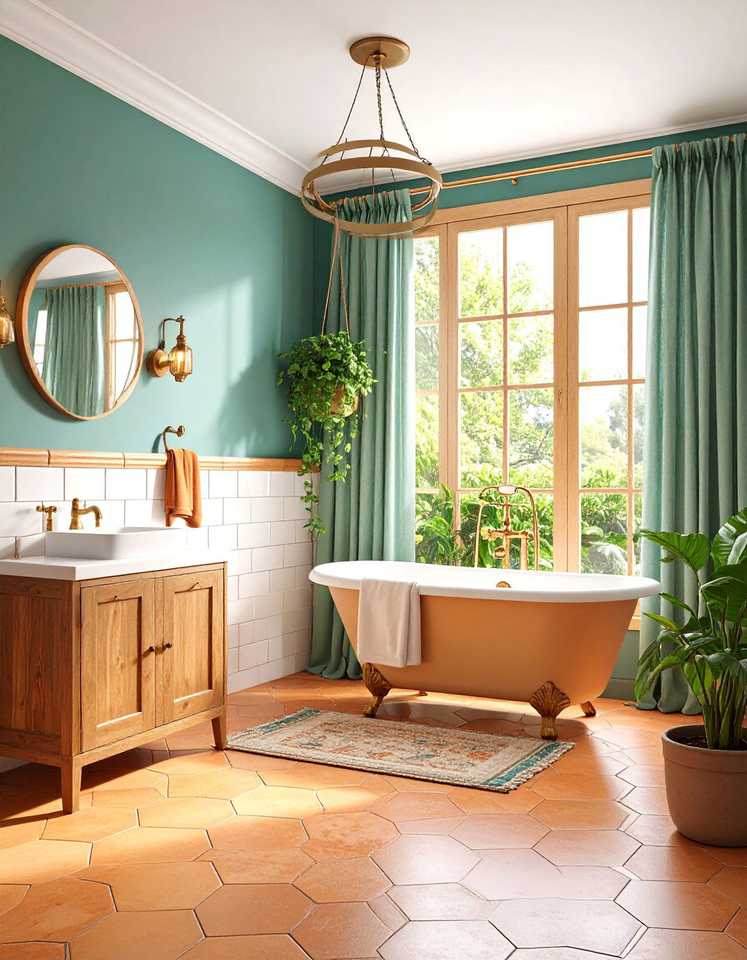 Vintage Clawfoot Conversion Shower Surround - 25 Shower Surround Ideas