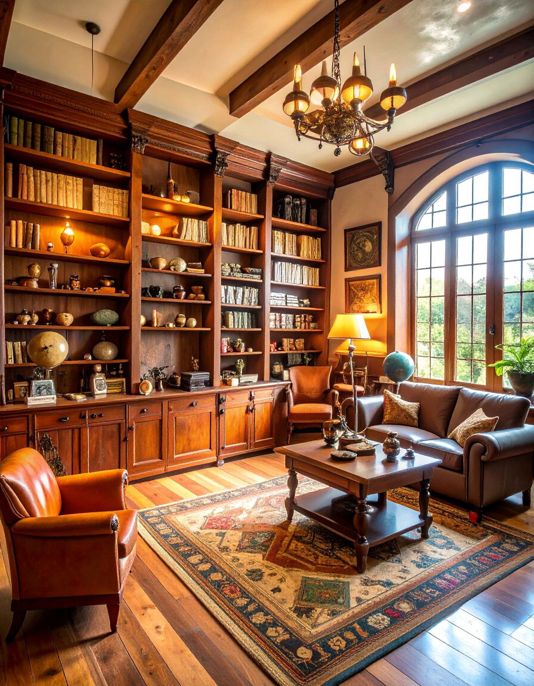 Vintage Collectors Den with Display Focus - 25 Eclectic Interior Design Ideas