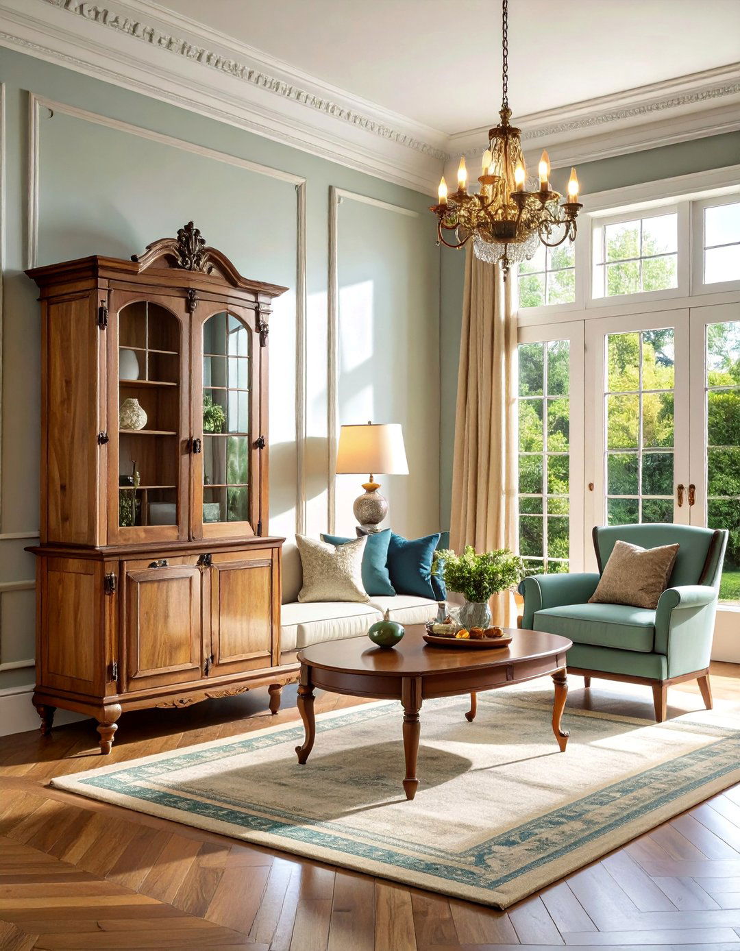 Vintage Corner Display Cabinet - 25 Corner Cabinet Ideas