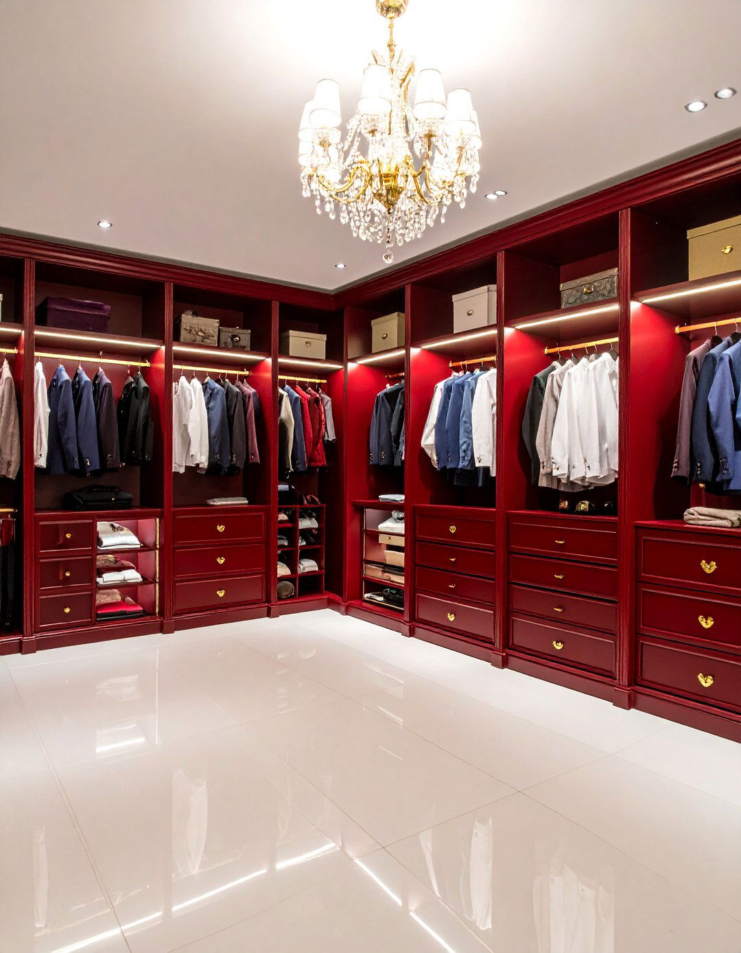 Vintage Damask Elegance Design - 25 Closet Wallpaper Ideas