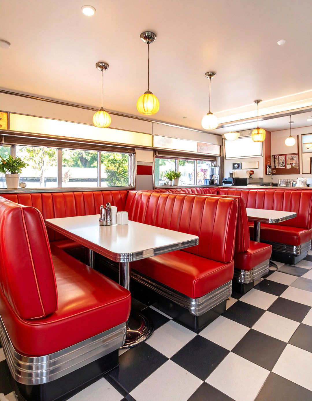 Vintage Diner Booth Style - 25 Breakfast Nook Ideas
