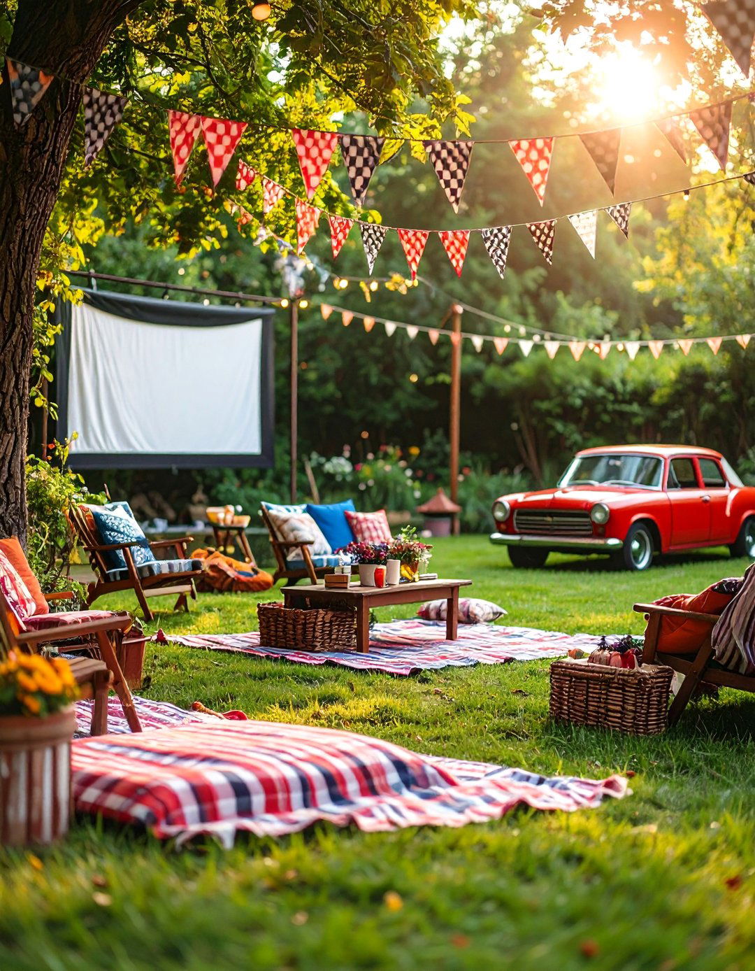 Vintage Drive In Movie Night Experience - 25 Graduation Party Ideas