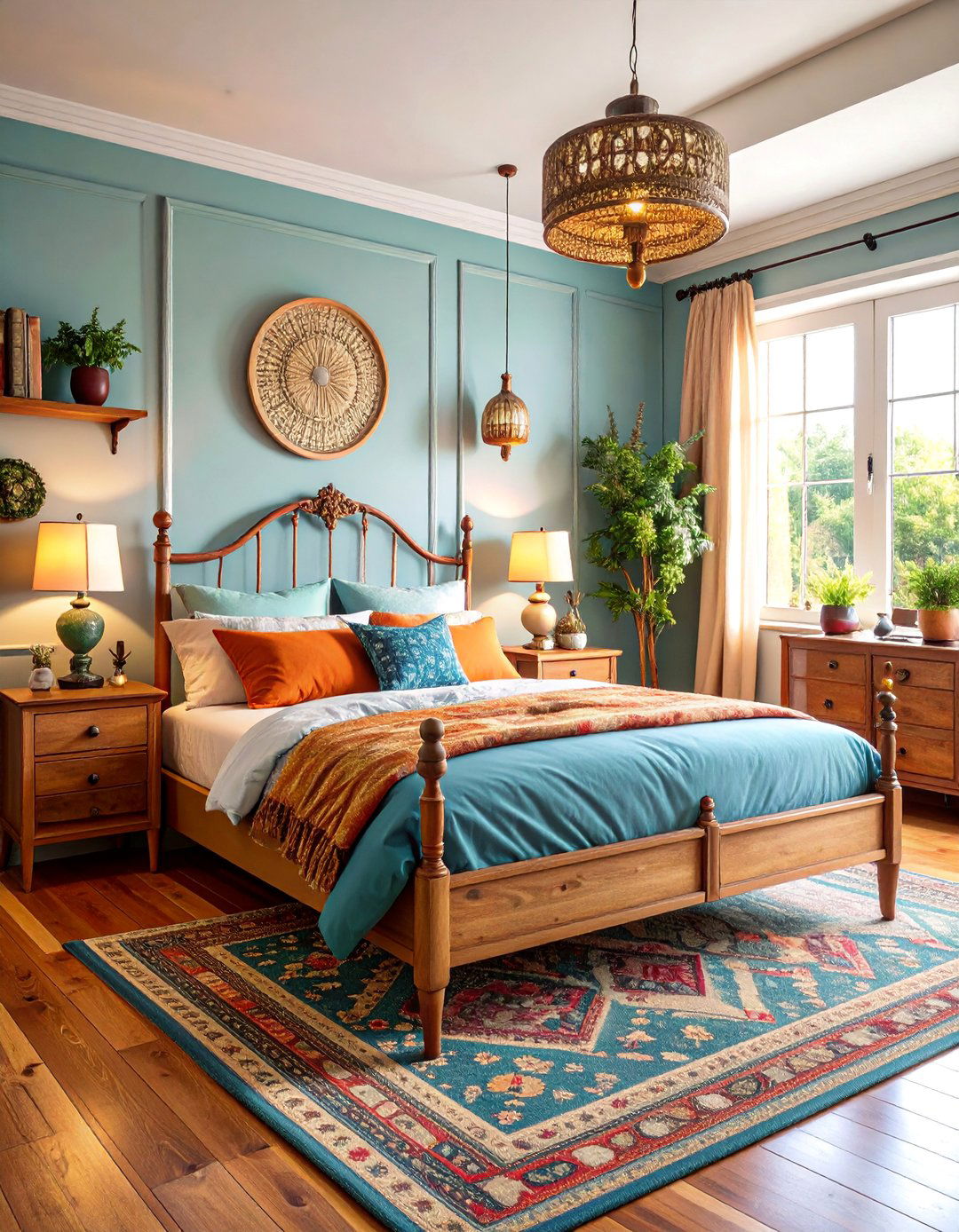 Vintage Eclectic Bedroom with Curated Antique Collections - 25 Dreamy Bedroom Design Ideas