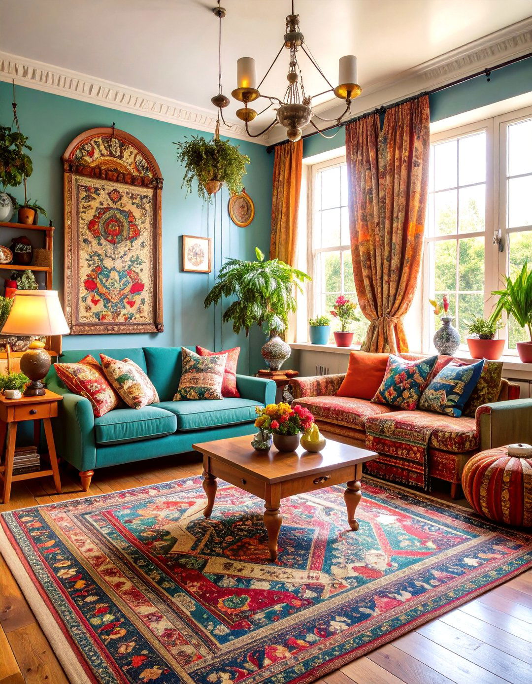 Vintage Eclectic Snug Room with Collected Treasures and Mixed Patterns - 25 Snug Room Ideas