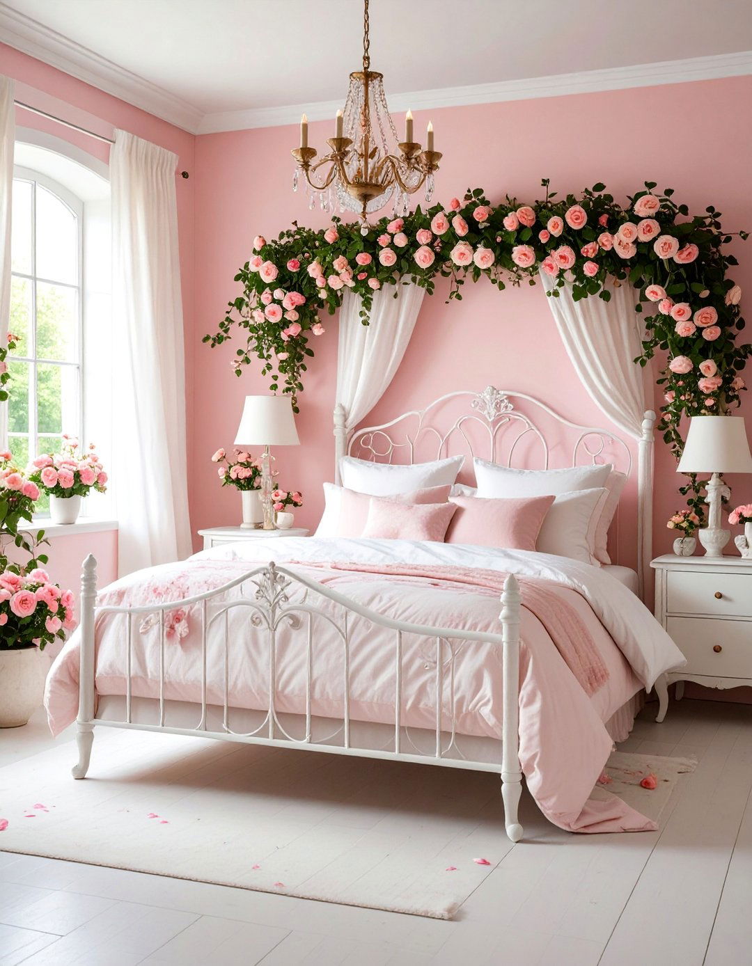 Vintage English Rose Garden Bedroom - 25 Vintage Bedroom Ideas