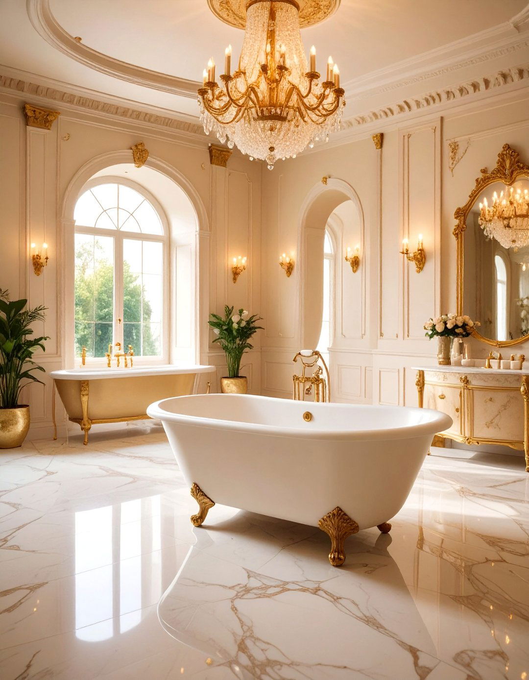 Vintage European Spa Room - 25 Spa Room Ideas