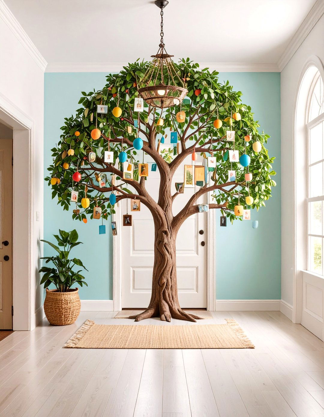 Vintage Family Tree Display - 25 Photo Wall Ideas