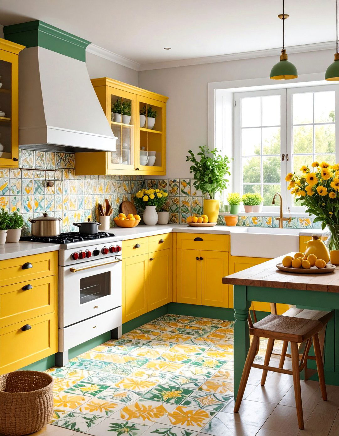 Vintage Farmhouse Kitchen Floor Tiles - 25 Kitchen Floor Tile Ideas