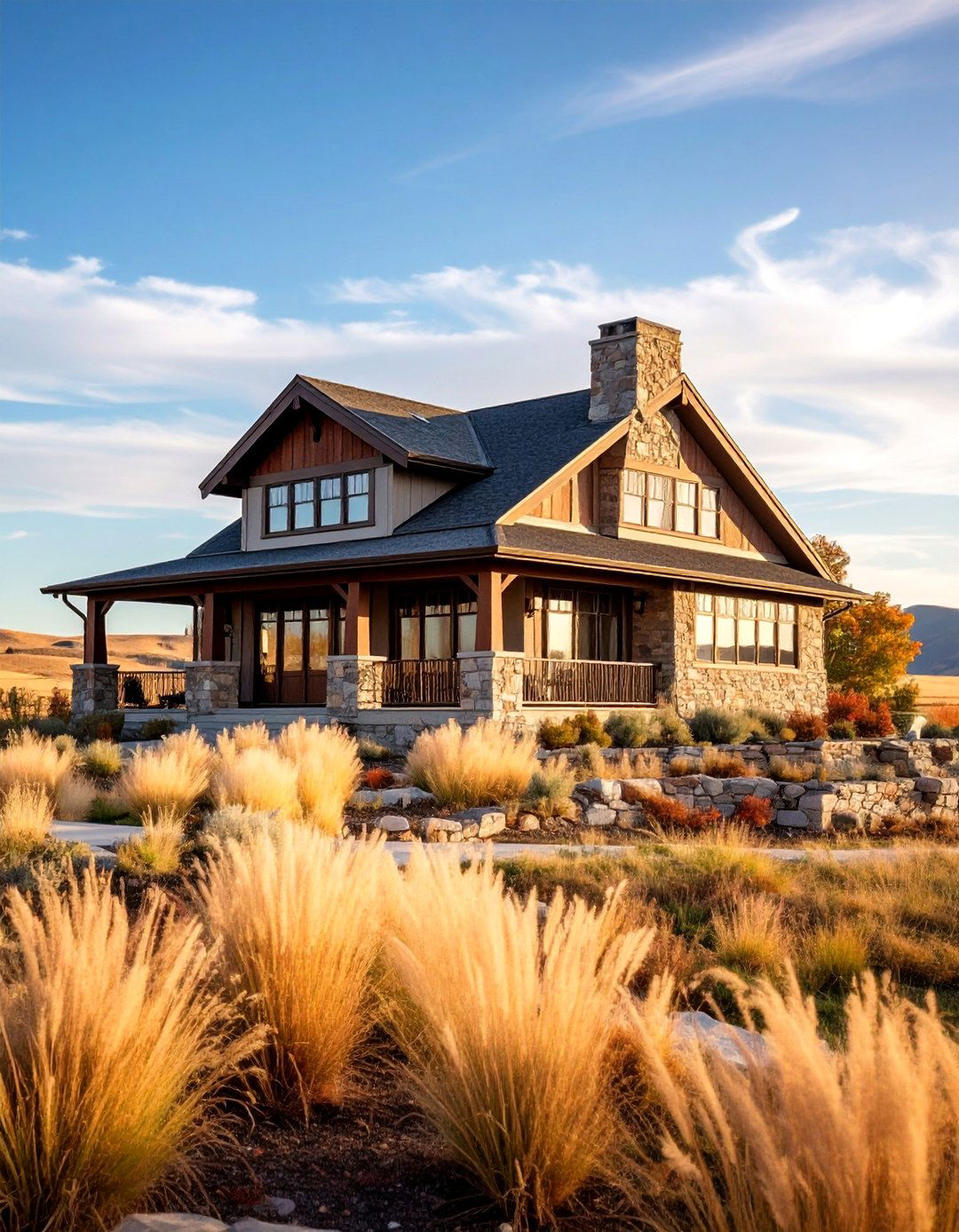 Vintage Flax Prairie Style with Ribbon Windows - 25 Yellow Exterior Home Ideas