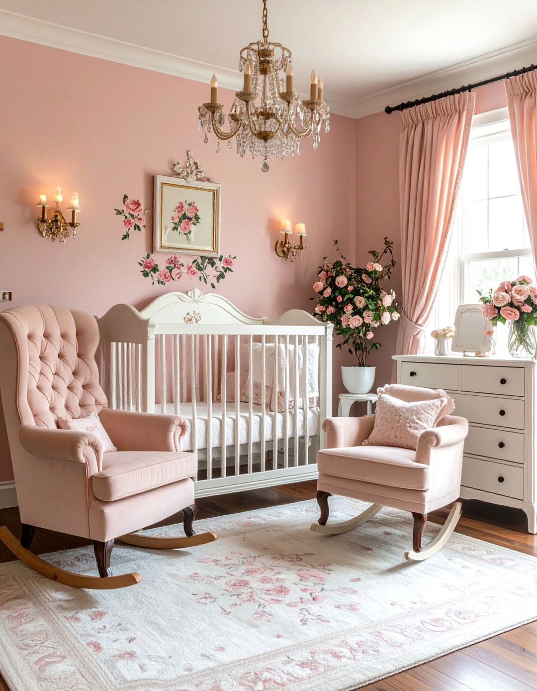 Vintage Floral Baby Girl Nursery - 25 Baby Girl Nursery Ideas
