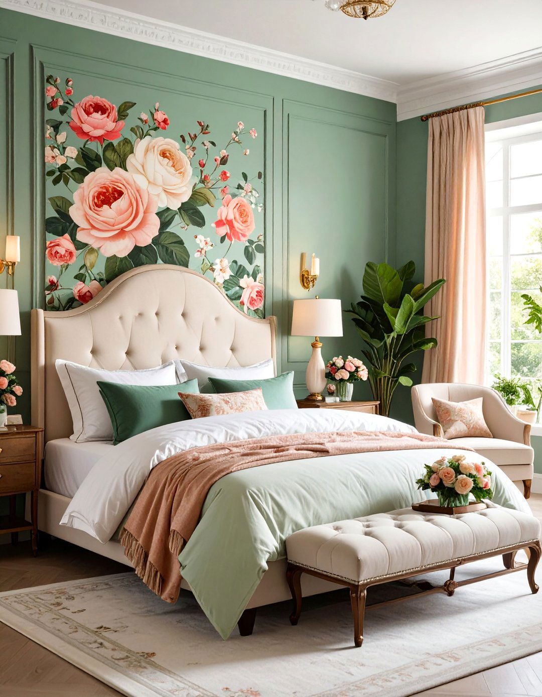 Vintage Floral Wallpaper Theme - 25 Wall Covering Ideas