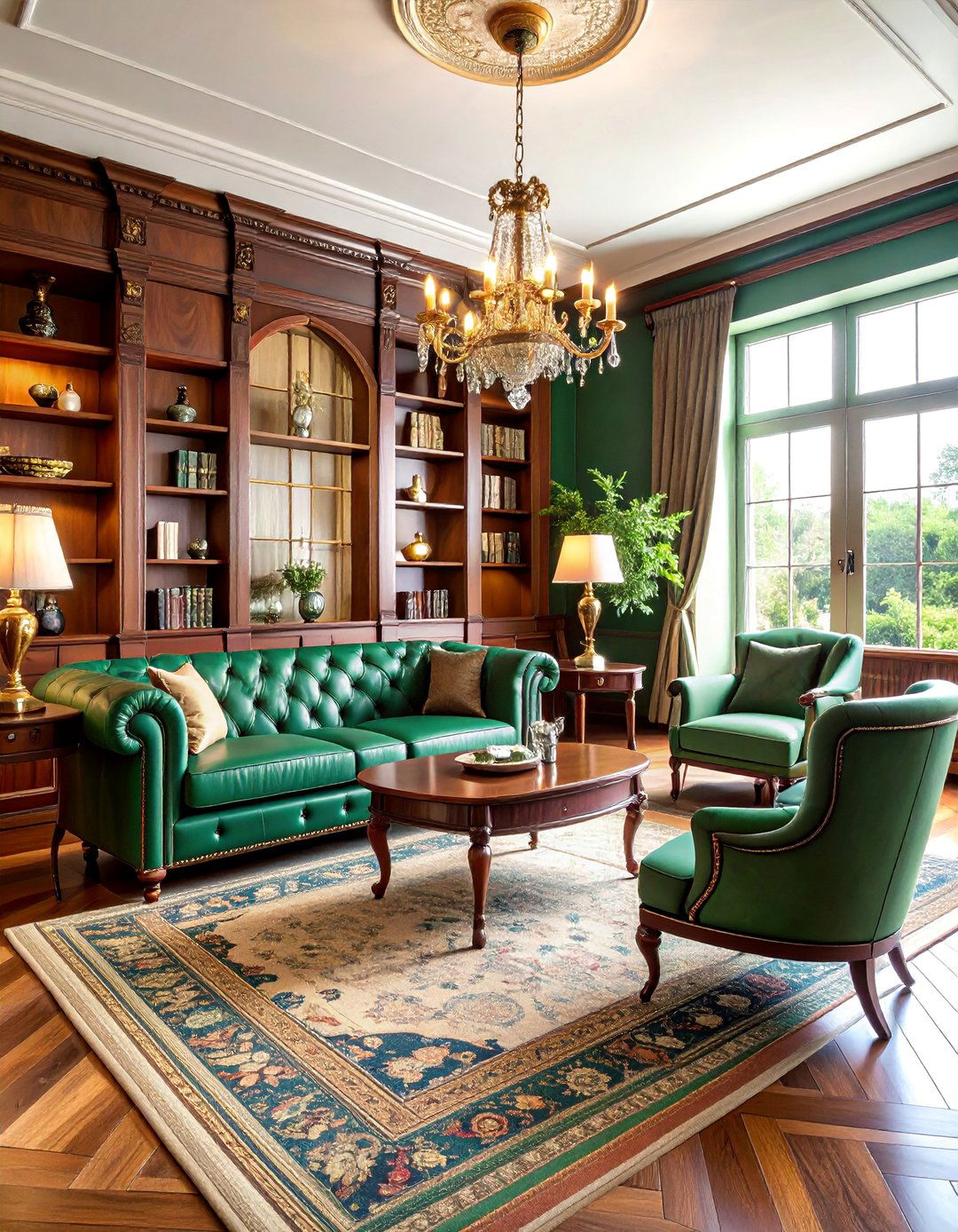 Vintage Gentlemans Club with Classic Sophistication - 25 Man Cave Design Ideas