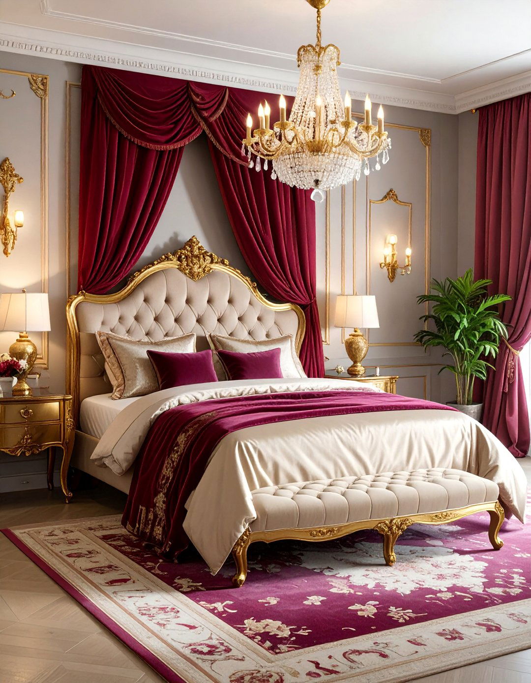 Vintage Glam Bedroom - 25 Home Decor Ideas