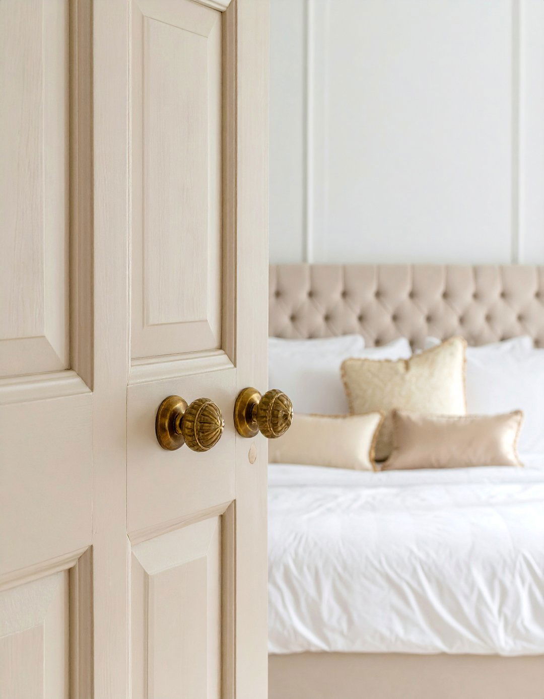 Vintage Hardware Revival - 25 Bedroom Door Decorating Ideas