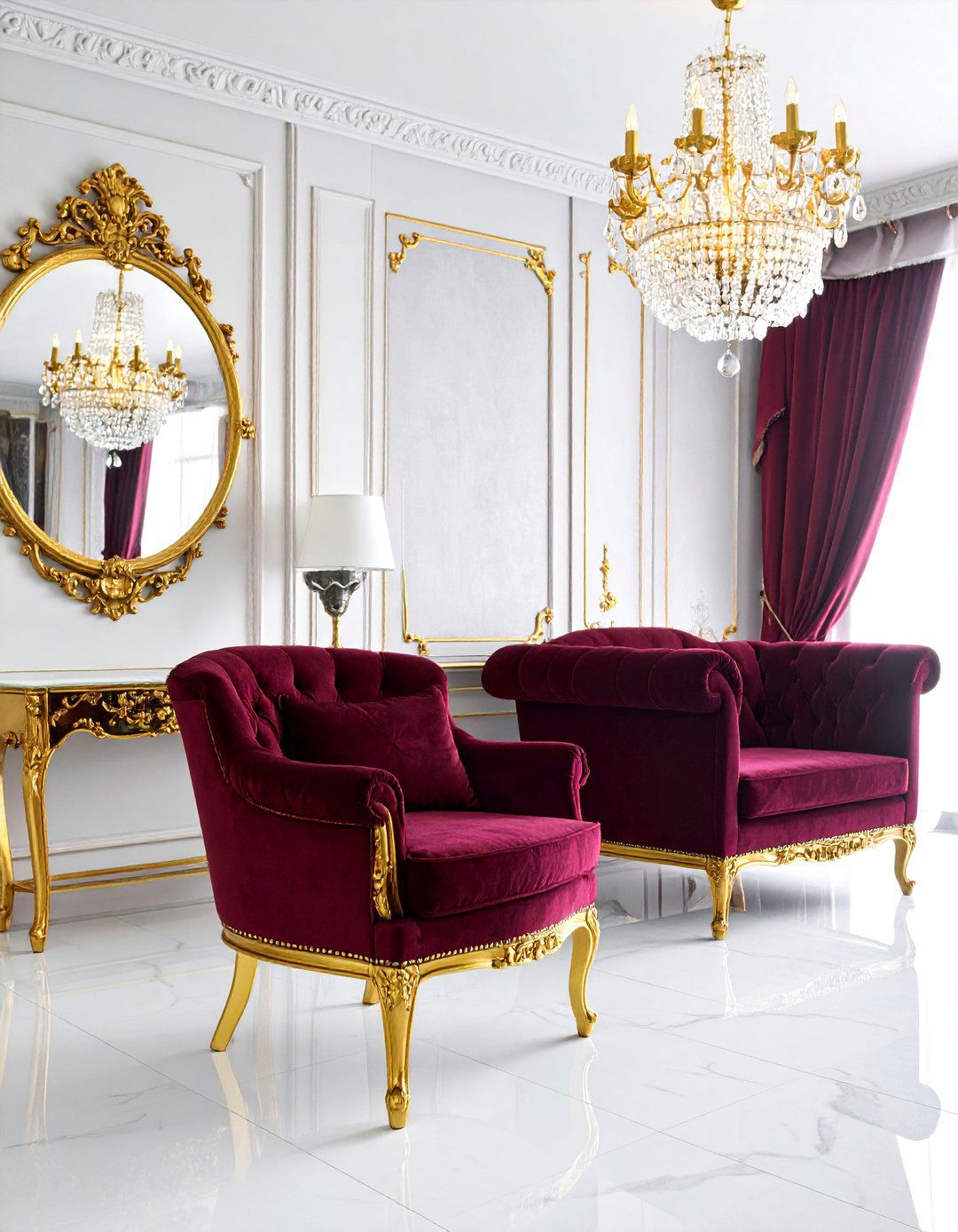 Vintage Hollywood Glam Lash Boudoir - 25 Lash Room Ideas