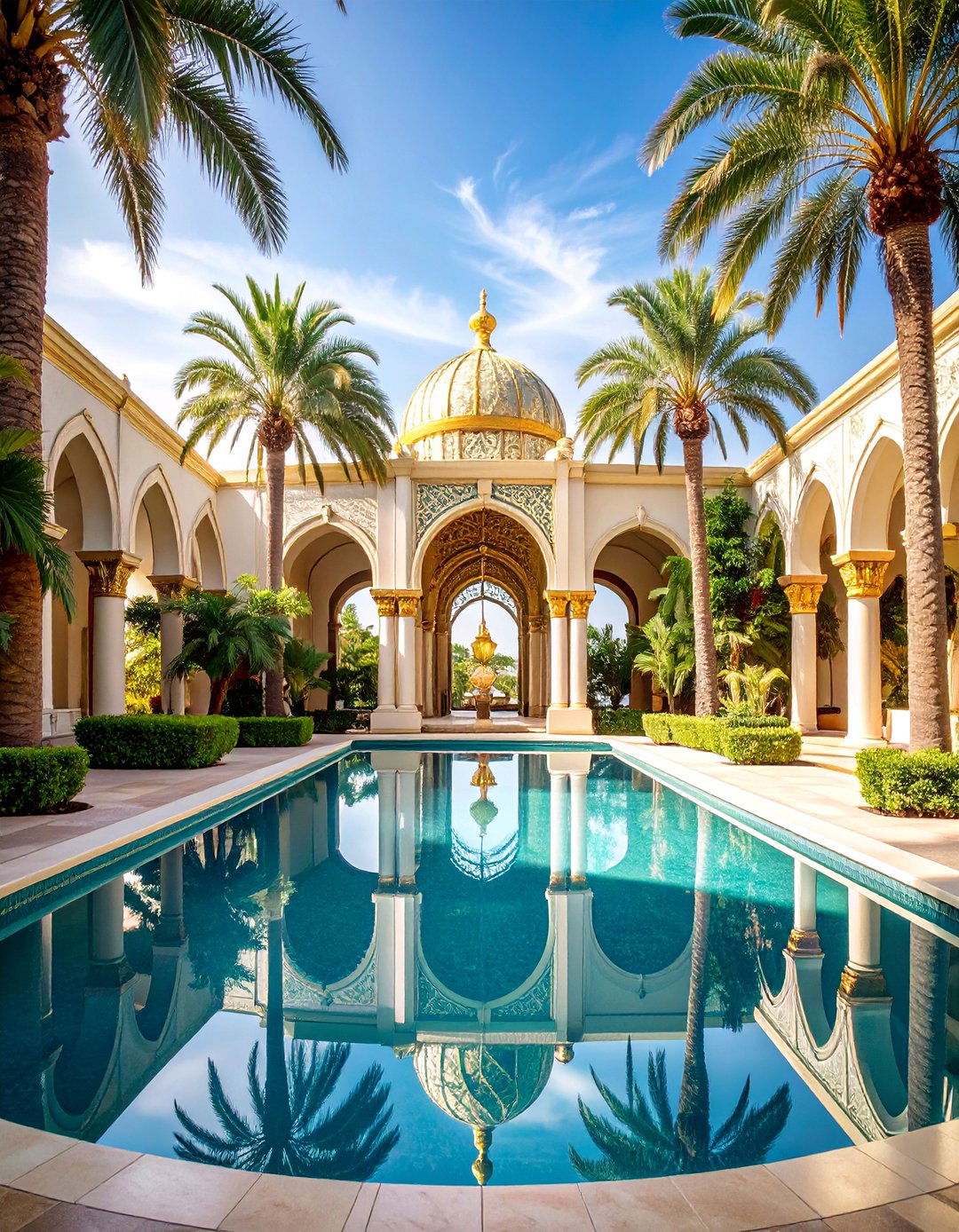 Vintage Hollywood Glamour Pool Mural - 25 Pool Murals