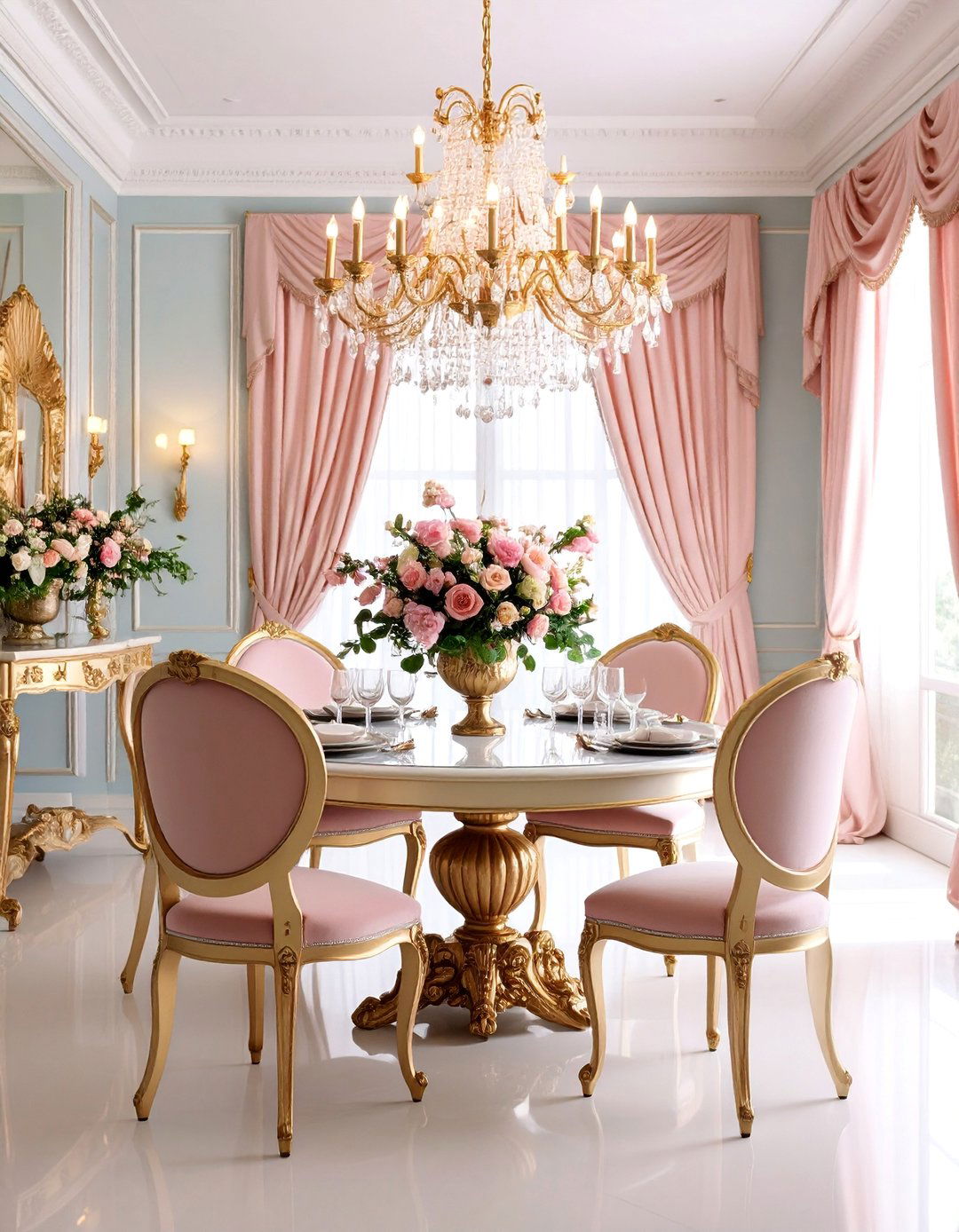 Vintage Hollywood Regency Revival - 25 Glam Dining Room Ideas
