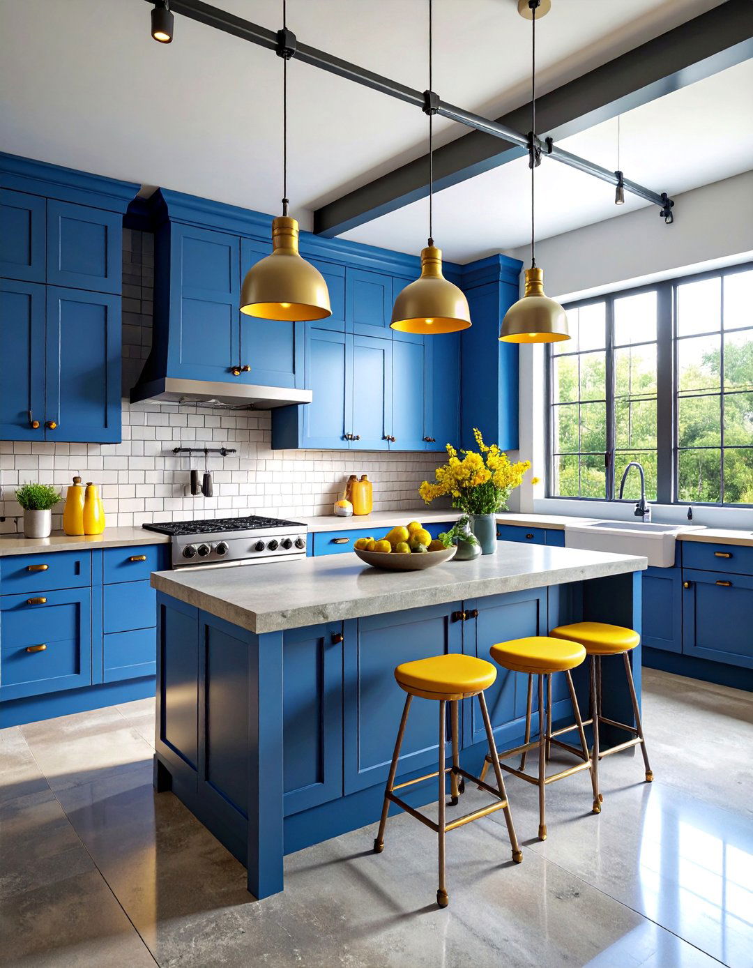 Vintage Industrial Black Kitchen with Subway Tiles and Steel Fixtures - 25 Kitchens With Black Cabinets