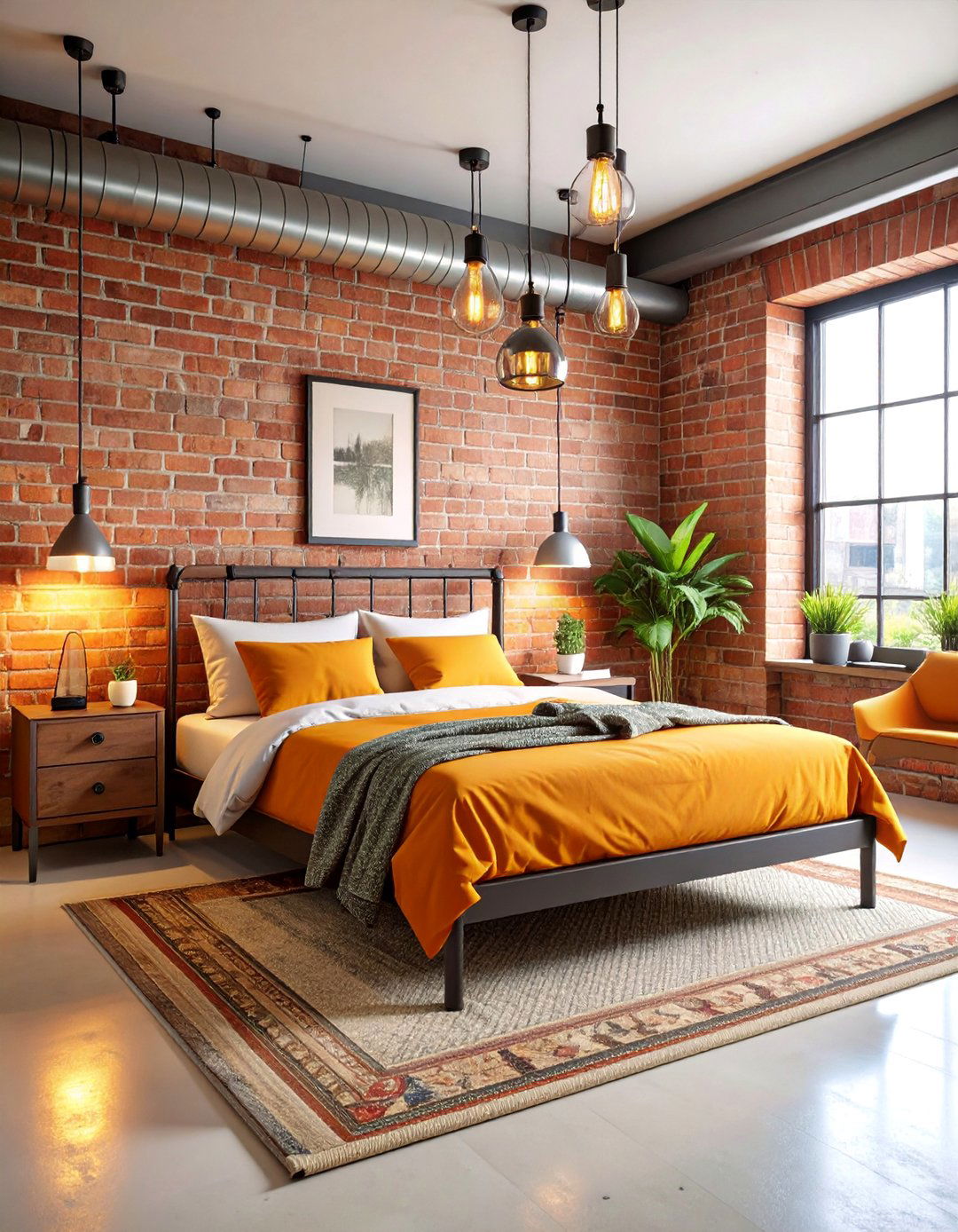 Vintage Industrial Guest Room with Metal Accents - 25 guest room ideas