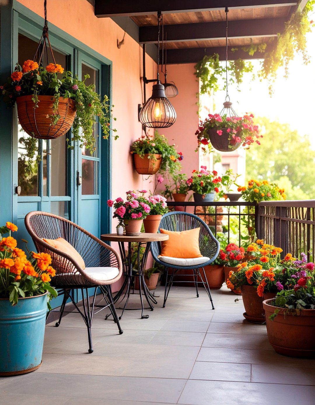 Vintage Industrial Loft Balcony with Authentic Character - 25 Loft Balcony Ideas